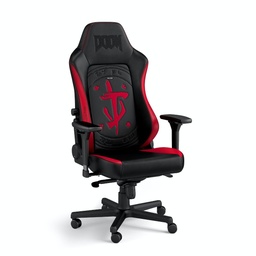 [4251442503772] Silla Noblechairs Hero Doom Edition Black/red Cuero Sintetico 120kg