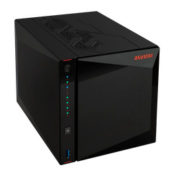 [AS5404T] Nas Asustor 4g2 As5404t 4xsata3 6gb/s3.5"/2.5"4xm.2 Nvme 4gb Ddr4quad-core2.0ghz 2x2.5gb Ethernet