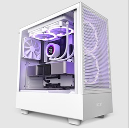 [CC-H51FW-01-2] Gabinete Nzxt H5 Flow Compact Blanco, Atx