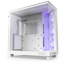 [CC-H61FW-01-2] Gabinete Nzxt H6 Flow Blanco Cristal Temp Atx