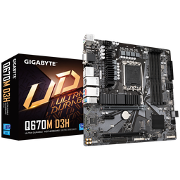 [Q670M D3H] Mb Gigabyte Q670m D3h Ddr5,1700, Matx