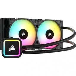 [CW-9060065-WW2] Disipador Con Enfriamiento Liquido Corsair Icue H100x /240 Mm/ S-1700 1200/am5 Am4/ Rgb Cw-9060065-w