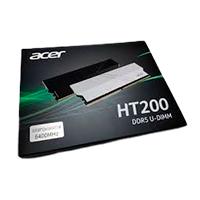 [BL.9BWWA.456] Memoria Acer Ht200 Udimm Ddr5 64gb (2x32gb) 6000 Mhz Pc/gaming Color Plata (bl.9bwwa.456)