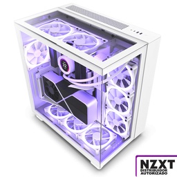 [CM-H91EW-01-2] Gabinete Nzxt H9 Elite Blanco Atx
