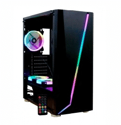 [Dim-30364] GABINETE GAMING YEYIAN (2HDD, 3SSD) CRIST TEMP RGB ARMAGEDDON 2200