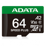 [4711085949196-A] Memoria Microsdxc Adata 64gb U3 V30s Speed Plus (ud64gui3v30a2sp-ra1)