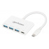 [766623168434-M] Hub Usb C Manhattan 1 Usb C Pd 100w + 3 Usb V3 (168434)