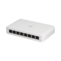 [USW-LITE-8-POE] Switch Unifi Lite Administrable Poe De 8 Puertos 10/100/1000 Mbps (4 Puertos 802.3af/at), 52 W