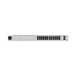 [USW-24-POE] Unifi Switch Usw-24-poe Gen2, Capa 2 De 24 Puertos (16 Puertos Poe 802.3af/at + 8 Puertos Gigabit) + 2 Puertos 1g Sfp, 95w, Pantalla Informativa