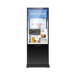 [DS-D6055UL-B/S(IN)] Pantalla De 55" 4k Para Publicidad Digital / Base Para Piso (totem) / Puertos Usb / Entrada De Video Hdmi Y Vga /  Wifi / Altavoz Integrada