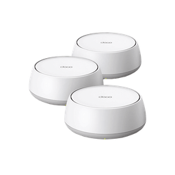 [DECO-BE25-3PACK] Kit 3 Routers Inalámbrico Mesh Interior Para Hogar / Doble Banda Wi-fi 7 Be3600 Mbps / 2 Puerto 2.5 Gigabit Wan/lan / 4 Antenas Internas / Operación Multi-link Mlo / Administración Mediante La App Deco (ios, Android) / Homeshield