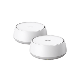 [DECO-BE25-2PACK] Kit 2 Routers Inalámbrico Mesh Interior Para Hogar / Doble Banda Wi-fi 7 Be3600 Mbps / 2 Puerto 2.5 Gigabit Wan/lan / 4 Antenas Internas / Operación Multi-link Mlo / Administración Mediante La App Deco (ios, Android) / Homeshield