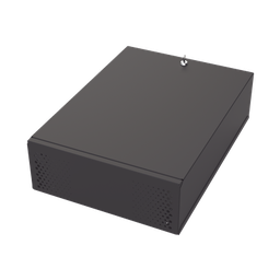 [GABVID4R3] Gabinete Metálico Para Dvr/nvr Con Chapa Y Llave.