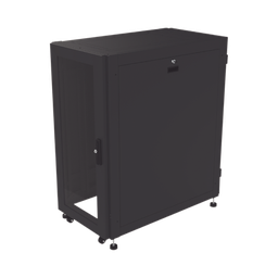 [LP-60100-24U-R2] Gabinete Profesional Para Telecomunicaciones De 24ur, 600 Mm De Ancho X 1000 Mm De Profundidad, Se Envía El Gabinete Armado.