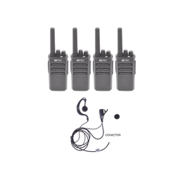 [TX600DUOKIT] Kit De 4 Radios Tx600 Con 4 Txehk