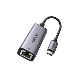 [50737] Adaptador De Red Usb-c 3.1 (5 Gbps) A Rj45 | Thunderbolt 3 | Admite 10/100/1000 Mbps |  Chip Inteligente | Amplia Compatibilidad | Caja De Aluminio | Longitud Del Cable 10 Cm.
