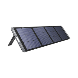 [15114] Panel Solar Plegable 200w / Recomendado Para El Power Station Portable De 1200w Ugreen /  Alta Eficiencia De Conversión / Alineación Inteligente De La Luz Solar / Resistente Al Agua Y Duradero / Incluye Cable Xt60 Macho A Macho 2m.