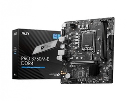 [dim-PRO B760M-E DDR4-1] Tarjeta Madre MSI PRO B760M-E DDR4, Micro-ATX, LGA 1700, Intel B760, 128GB DDR4, HDMI para Intel