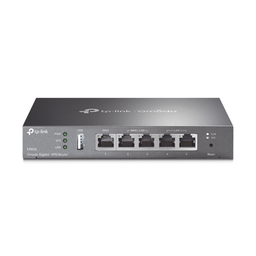 [ER605] Router Omada Vpn / Sdn Multi-wan Gigabit / 1 Puerto Wan Gigabit / 2 Puertos Lan Gigabit / 2 Puertos Configurables Lan/wan / 150,000 Sesiones Concurrentes / Administración Centralizada Omada O Stand-alone / 1 Puerto Usb 2.0
