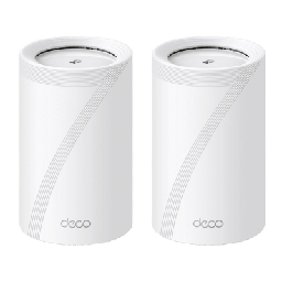 [DECO-BE65-2PACK] Kit 2 Routers Inalámbrico Mesh Interior Para Hogar / Triple Banda Wi-fi 7 Be9300 Mbps / 2 Puerto 2.5 Gigabit Wan/lan / 4 Antenas Internas / Operación Multi-link Mlo / Administración Mediante La App Deco (ios, Android) / Homeshield