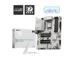 [PRO Z890-S WIFI WHITE] Mb Msi Pro Z890-s Wifi White Lga 1851 Ddr5 W7 Atx