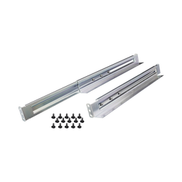 [4POSTRAIL] Kit De Rieles Para Racks De 4 Postes, Para Ups De 1 A 3 Ur, Profundidad Ajustable, Soporte De Peso De 104.78 Kg