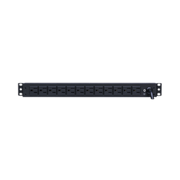 [PDU15B12R] Pdu Básico Para Distribución De Energía, Con 12 Tomas Nema 5-15r Traseras, 1ur, 15 Amp, 120 Vca