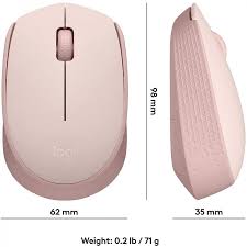 [910-006862-1] Mouse Logitech M170 Optico Usb Plug &amp; Play 1,000 Dpi Rose (910-006862)