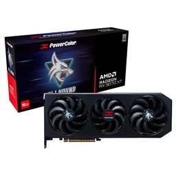 [RX9070XT 16G-L/OC] Tarjeta de Video PowerColor AMD Radeon RX 9070 XT Hellhound, 16GB 256-bit GDDR6, PCI Express 5.0