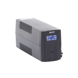 [EPU600LCD] Ups De 600va/360w / Topología Línea Interactiva / Entrada Y Salida 120 Vca / Clavija Nema 5-15p / 4 Tomas Nema 5-15r