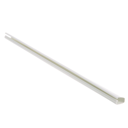 [LD5WH6-A] Canaleta Ld5 De Pvc Rígido, Con Cinta Adhesiva Para Instalación Sin Herramientas, 26 X 15 X 1828.8 Mm, Color Blanco