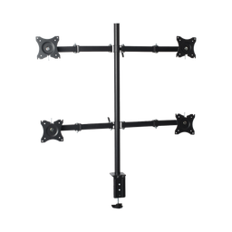 [EPS710ED4] Montaje De Escritorio Articulado Para 4 Monitores De 13 A 27" /  Soporta Hasta 15 Kg / Vesa 75 X 75 / 100 X 100 / Acero