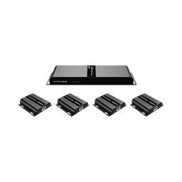 [TT-314-HDBITT] Kit Divisor Y Extensor Hdmi (extender Splitter)  / Divide 1 Fuente Hdmi A 4 Pantallas / Extiende La Señal Hdmi Hasta 120 M / Resolución 1080p @ 60 Hz / Cat 6/6a / Soporta Ir / Baja Latencia / Uso24/7 / Alimente Solo El Tx (poc).