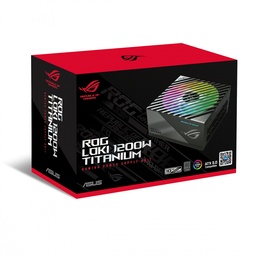 [ROG-LOKI-1200T-SFX-L-GAMING] Fuente De Poder Asus Rog-loki-1200t /80plus Titanium /s++ /modular /1600w /sfx-l /argb /gamer