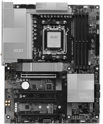 [X870PWIFI] Tarjeta Madre MSI PRO X870-P WIFI, ATX, Socket AM5, AMD X870E, 256GB DDR5, HDMI/DP para AMD