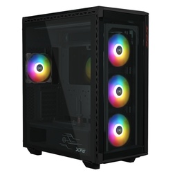 [BATTLECRUISERIIST-BKCWW-1] Gabinete Adata Xpg Battlecruiseriist Mid Tower Cristal Templado 4 Ventiladores Negro