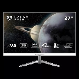 [BR-943017,7506215943017-24] Monitor Gamer Balam Rush Titan  Mtg27y / 27 Pul / Plano / 180 Hz / Fhd / 1 Ms /  Hdmi + Dp + Tipo C