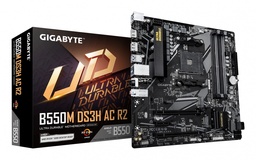 [B550M DS3H AC R2] Tarjeta Madre Gigabyte B550m Ds3h Ac R2 / Socket Am4 / 4x Ddr4 / 1 X Dp / 1 X Hdmi / Wifi / Bt 5.0 /