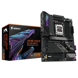 [X870E AORUS ELITE WIFI7] Tarjeta Madre Gigabyte X870e Aorus Elite Wifi7 / Socket Amd Am5 / Ddr5 8200 Mt/s / Wifi 7 / Bt 5.4 /