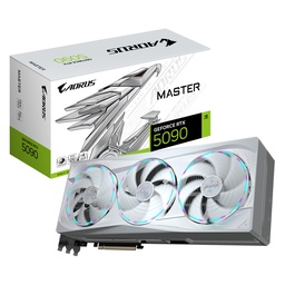 [GV-N5090AORUSM ICE-32GD] Tarjeta De Video Gigabyte RTX 5090 Aorus Master ICE Gv-n5090aorusm Ice-32gd / Rtx 5090 / Vram 32gb Gddr7 / Pcie 5.0 / Gdmi 2.1