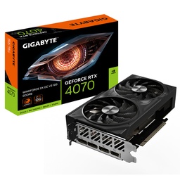 [GV-N4070WF2OCV2-12GD] Tarjeta De Video Gigabyte RTX 4070 Windforce Gv-n4070wf2ocv2-12gd / Rtx 4070 / Gddr6 12 Gb / Pcie 4.0 / Dp 1.4 / Hdmi