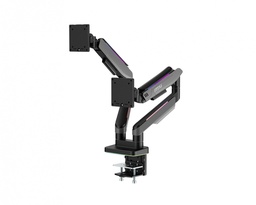 [MPG MT201DR] Soporte Para Monitor  Msi Mpg Mt201dr Doble Monitor Color Negro TamaÑo De Pantalla 17a 49 Pul. Max
