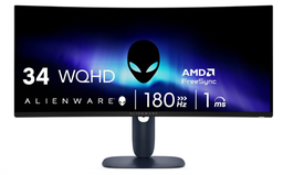 [GAME-AW3425DWM] Monitor Dell Gamer Alienware Curvo | 34 Pulgadas Qhd |aw3425dwm | 240 Hz | Amd Freesync | 210-bpkx