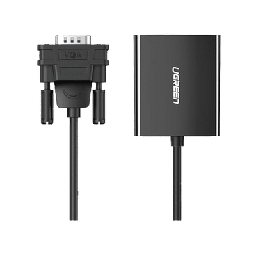 [50945] Entrada: Vga Macho / Salida: Hdmi Hembra / Resolución De 1080p@60hz / Puerto Estéreo De 3.5 Mm / Plug And Play, Sin Controlador / Longitud Del Cable 15 Cm. / Incluye Cable De Alimentacion Usb / Incluye Cable De Audio De 3.5mm.