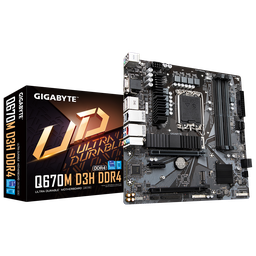 [Q670M D3H DDR4] Mb Gigabyte Q670m D3h Ddr4 1700, Matx