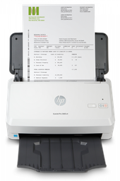 [6FW07A] Scanner HP Scanjet Pro 3000 s4, 600 x 600DPI, Escáner Color, Escaneado Dúplex, USB, Negro/Blanco