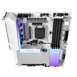 [N9-Z89XT-W1] Mb Nzxt N9 Z890 White Rgb Lga 1851 Wifi 7 Ddr5 Atx