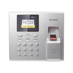 [DS-K1T8003EF] Terminal De Control De Acceso Y Asistencia Compatible Con App Hik-connect (p2p) / Lectura De Huella Y De Tarjetas Em / Soporta Hasta 1000 Huellas / Relevador Para Chapa / Software Ivms4200