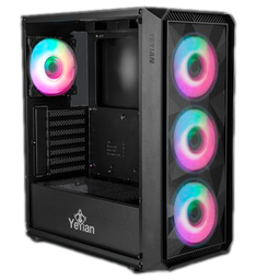 [YCM-APEDG-G1] Gabinete Gamer Yeyian Edge Mid Tower Argb Atm, M-atx (ycm-apedg-g1)