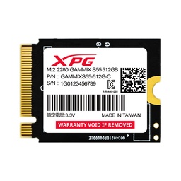 [SGAMMIXS55-512G-C] Solid State Disc Xpg Ssd S55 Gammix 512gb M.2 Pcie G4 X4 2230